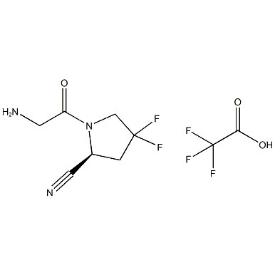 (S)-1-(2-Aminoacetyl)-4,4-difluoropyrrolidine-2-carbonitrile Trifluoroacetate CAS No.:1448440-40-1