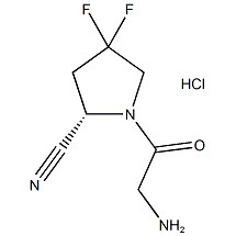 (S)-1-(2-Aminoacetyl)-4,4-difluoropyrrolidine-2-carbonitrile Trifluoroacetate CAS No.:1448440-51-4
