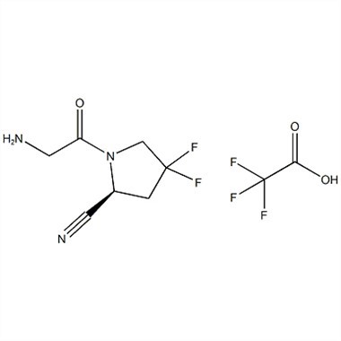 (S)-1-(2-Aminoacetyl)-4,4-difluoropyrrolidine-2-carbonitrile Trifluoroacetate CAS No.:1448440-40-1