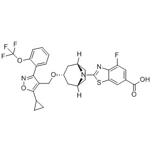 Rhif CAS Tropifexor: 1383816-29-2