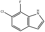 6-Chloro-7-Fluoro-1H-Indole Rhif CAS: 259860-04-3